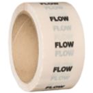 Essentials Flow Pipe Marking Tape White 33m x 50mm