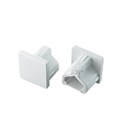 Tower  Mini Trunking End Cap 16mm x 16mm 2 Pack