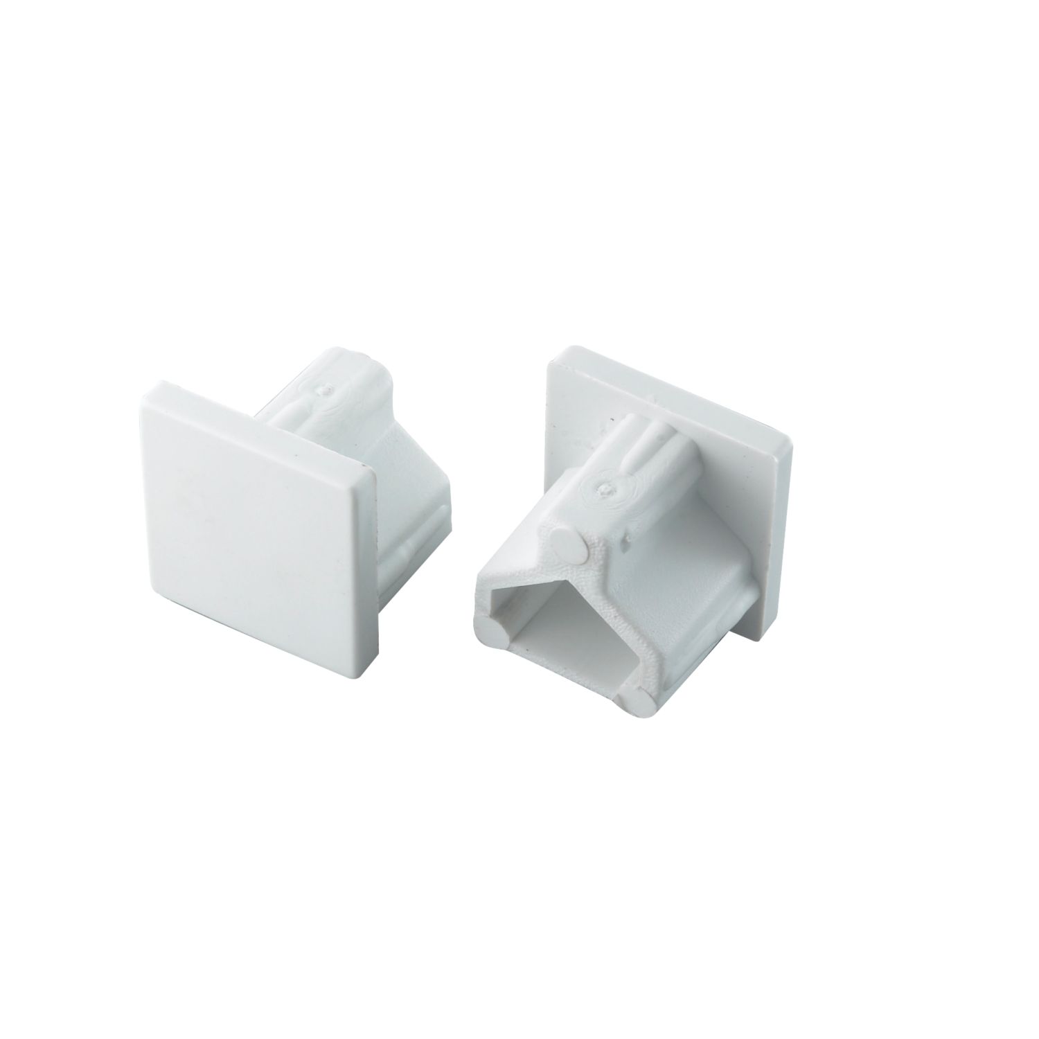 Tower Mini Trunking End Cap 16mm x 16mm 2 Pack (29246)