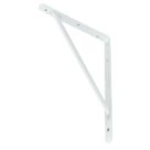Essentials  Heavy Duty Industrial Brackets White 395mm x 270mm 2 Pack