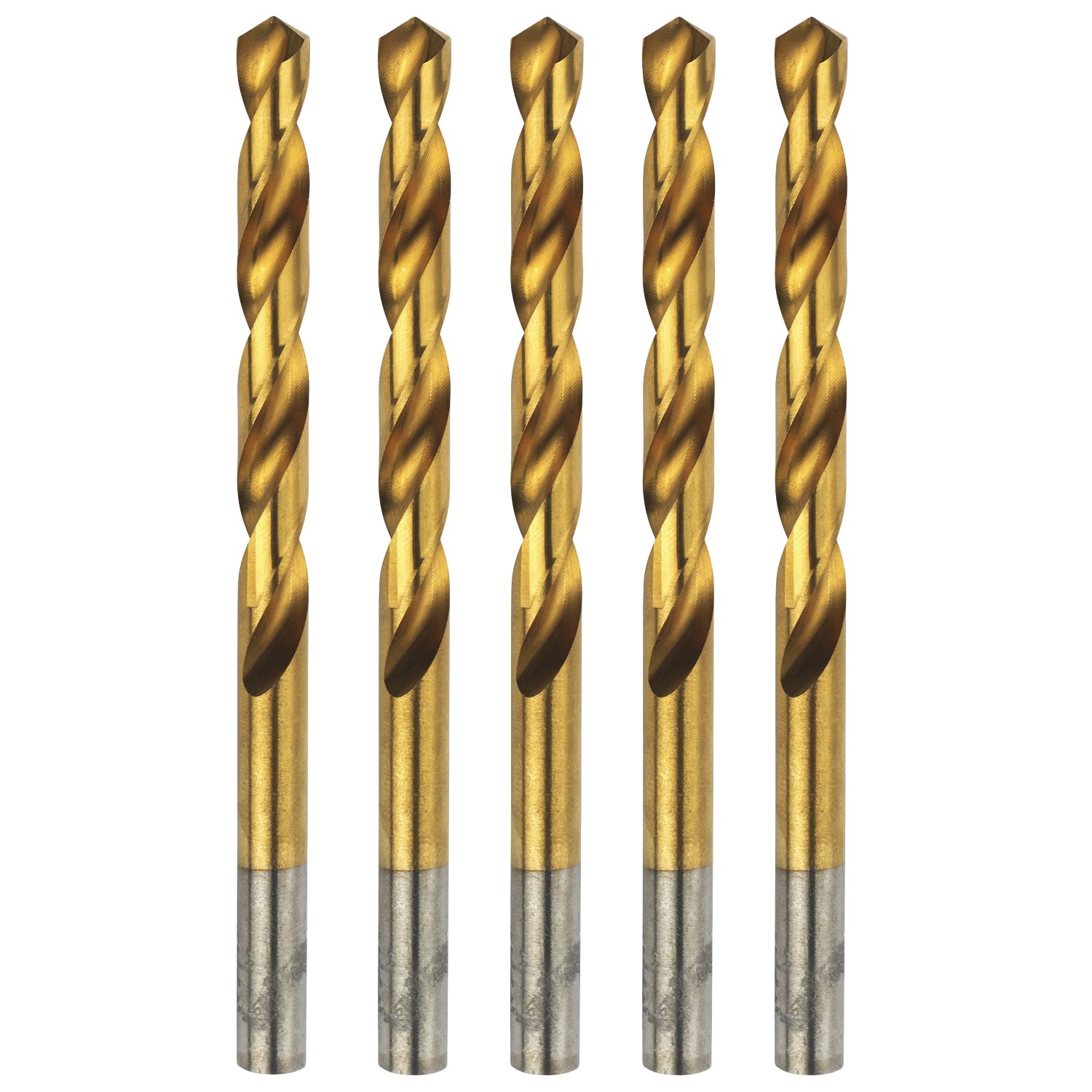 Erbauer Straight Shank Metal Drill Bits 7mm x 109mm 5 Pack (29283)