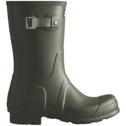 Hunter  Size 11  Dark Olive Non Safety Wellies