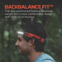 Nebo CurvBeam 600 Flex Rechargeable LED Headlamp Black 600lm