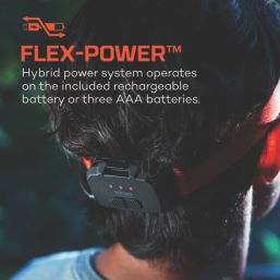 Nebo CurvBeam 600 Flex Rechargeable LED Headlamp Black 600lm