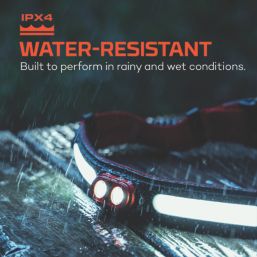 Nebo CurvBeam 600 Flex Rechargeable LED Headlamp Black 600lm