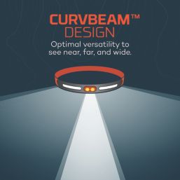 Nebo CurvBeam 600 Flex Rechargeable LED Headlamp Black 600lm