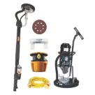Brushless Electric Drywall Sander & Dust Extractor Bundle 110V Week Hire