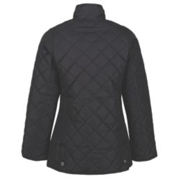 Regatta Tarah  Womens Quilted Jacket Black Size 20