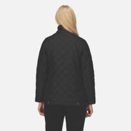 Regatta Tarah  Womens Quilted Jacket Black Size 20