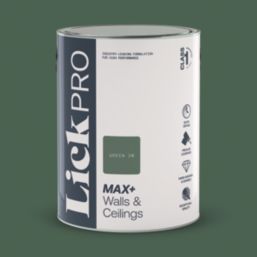 LickPro Max+ 5Ltr Green 20 Matt Emulsion  Paint