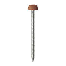 Timco Polymer-Headed Pins Clay Brown 6.4mm x 30mm 0.22kg Pack
