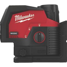 Milwaukee M123PL-401C 12V 1 x 4.0Ah Li-Ion RedLithium Green Self-Levelling Cross-Line Laser Level