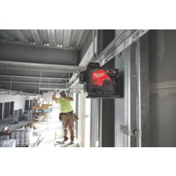 Milwaukee M123PL-401C 12V 1 x 4.0Ah Li-Ion RedLithium Green Self-Levelling Cross-Line Laser Level