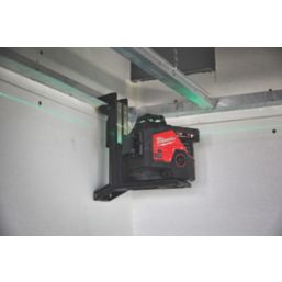 Milwaukee M123PL-401C 12V 1 x 4.0Ah Li-Ion RedLithium Green Self-Levelling Cross-Line Laser Level