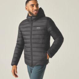 Regatta Marizion  Hooded Jacket Black/Burnt Henna 2X Large 46-48" Chest