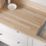 Wilsonart Matt Brown Wood Effect Laminate Upstand 3000mm x 100mm x 20mm