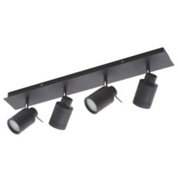 Spa Scorpius Bar 4-Light Spotlight Matt Black