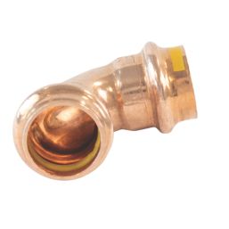 Conex Banninger B Press Gas  Copper Press-Fit Equal 90° Bends 22mm 10 Pack