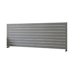 Ximax Oceanus 670mm x 1800mm 4311BTU Silver Horizontal Designer Radiator