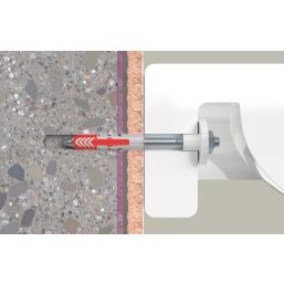 Fischer WST II Sanitary Fixing Kit 8 Piece Set