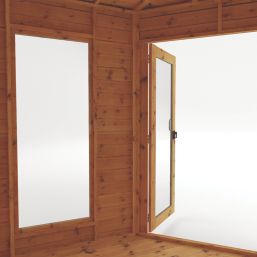 Mercia Corner 11' 6" x 8' (Nominal) Pent Tongue & Groove Timber Summerhouse & Shed