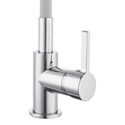 Piasa   Pull-Out Spray Mixer Kitchen Tap Chrome & Grey