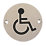 Disabled Toilet Sign 76mm