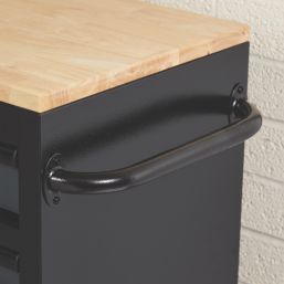 Bunker  7-Drawer Trolley Grey