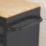 Bunker  7-Drawer Trolley Grey