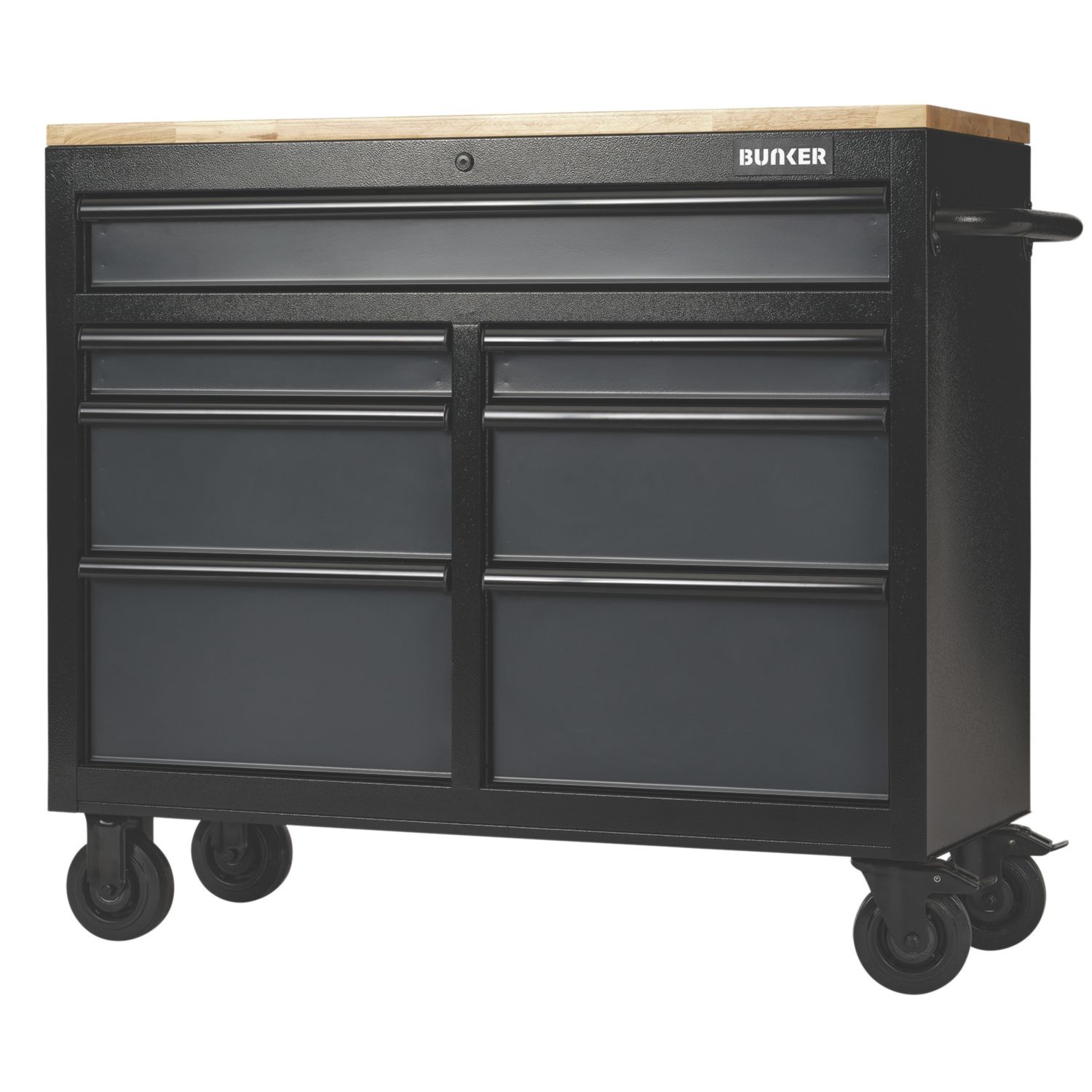 Bunker 7-Drawer Trolley Grey (293CN)