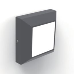 Lutec Helena Outdoor LED Brick Light Wall-Mounted Dark Grey 4.1W 285lm