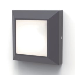 Lutec Helena Outdoor LED Brick Light Wall-Mounted Dark Grey 4.1W 285lm