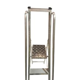 Lyte Aluminium 1.89m 5 Step Platform Step Ladder With Handrail