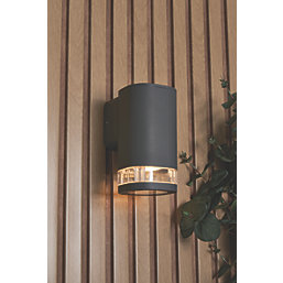 Zinc EOS Outdoor Up or Down Wall Light Anthracite