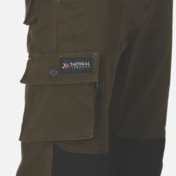 Regatta Scandal Stretch Trousers Dark Khaki 38" W 31" L