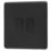 Arlec  10A 2-Gang 2-Way Light Switch  Black