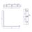Essentials Corner Brackets Silver 120mm x 120mm x 16mm 10 Pack
