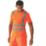 Regatta Pro Contract Short Sleeve Hi-Vis T-Shirt Orange 4X Large 53" Chest
