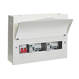 Crabtree Starbreaker 15-Module 9-Way Part-Populated High Integrity Dual RCD Consumer Unit
