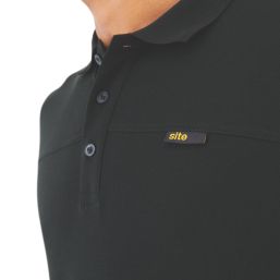 Site Barnat Polo Shirt Black Large 58" Chest