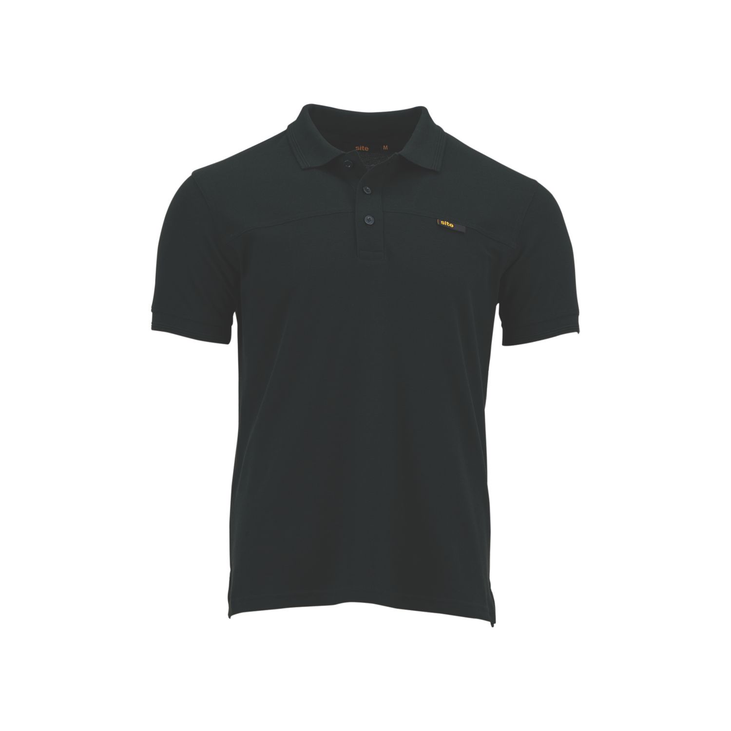 Site Barnat Polo Shirt Black Large 58" Chest (293VJ)