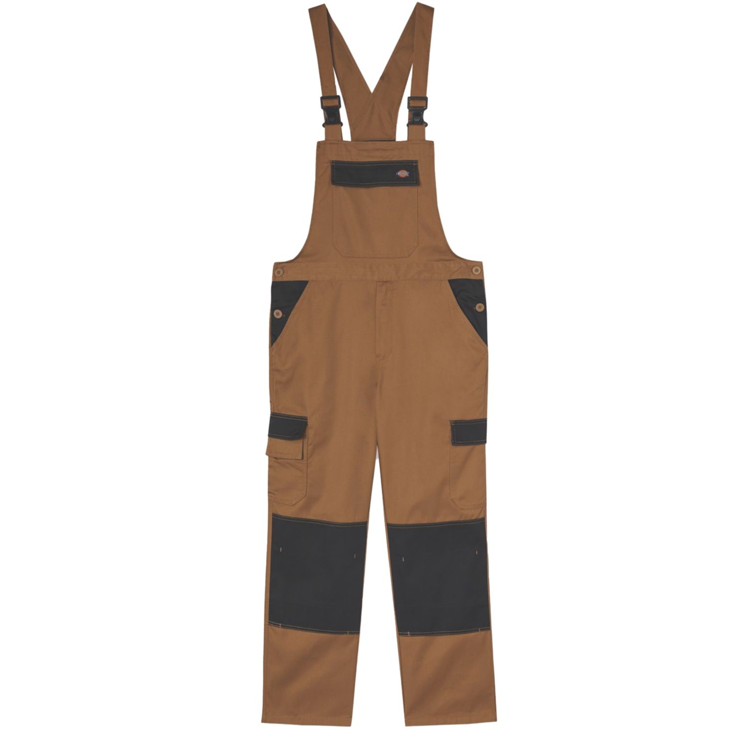 Dickies Everyday Bib and Brace Boiler suit/Coverall Brown Medium 32.5" W 31" L (293XJ)