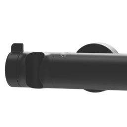 Swirl Bonda HP Rear-Fed Exposed Matt Black Thermostatic Multi Head Shower