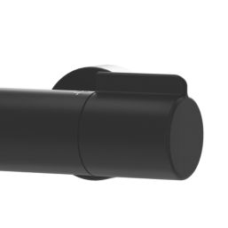 Swirl Bonda HP Rear-Fed Exposed Matt Black Thermostatic Multi Head Shower