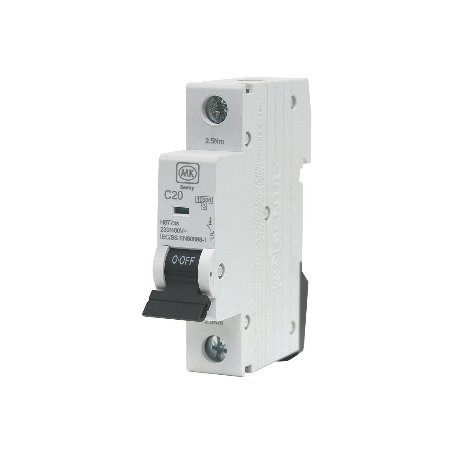 MK Sentry 20A SP C Curve 3-Phase MCB (293YW)