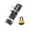 Hardware Solutions Gate Bolt Kit Black 130mm