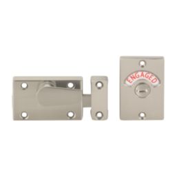 Smith & Locke Bathroom Indicator Bolt Satin Chrome