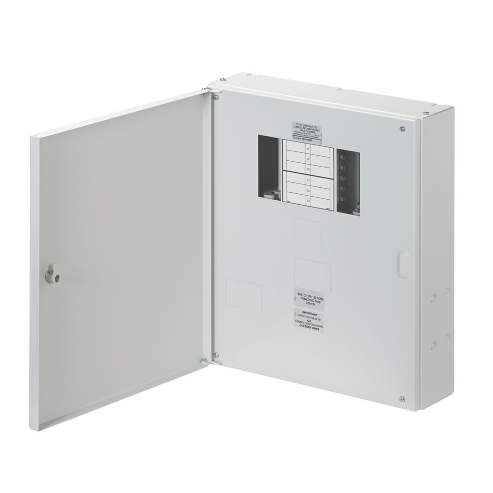 Wylex NH 4-Way Meter Ready 3-Phase Type B Distribution Board