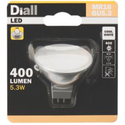 Diall  GU5.3 MR16 LED Light Bulb 400lm 5.3W