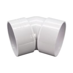 FloPlast Solvent Weld Bend 135° White 50mm